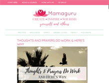 Tablet Screenshot of mamaguru.com